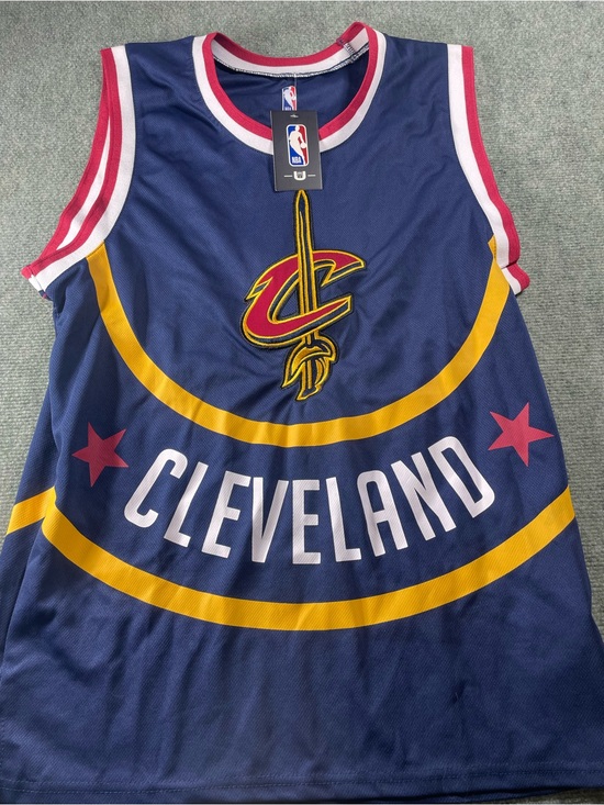 NBA Other - NBA Cleveland Cavaliers Blue Jersey with Yellow and Red Accents